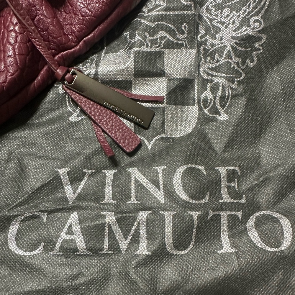 Vince Camuto Textured Hobo Bag in Rich Elderberry - Picture 2 of 13